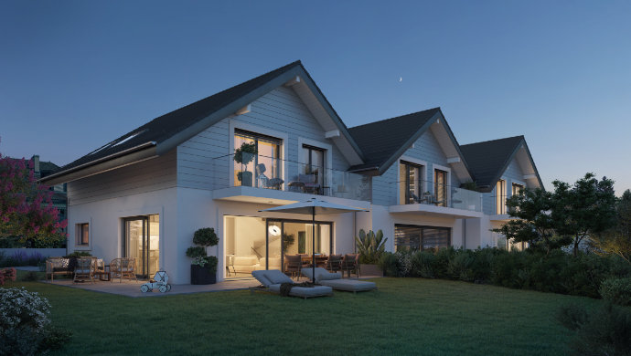 Trois villas à vendre Maisons du Leman